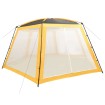 Carpa para piscina de tela amarilla 660x580x250 cm