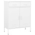 Armario almacenamiento acero blanco 80x35x101,5