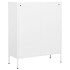Armario almacenamiento acero blanco 80x35x101,5