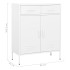 Armario almacenamiento acero blanco 80x35x101,5