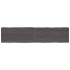 Tablero mesa madera tratada borde vivo marrón 220x50x(2-4)