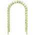 Pérgola de jardín madera de pino impregnada 130x60x230