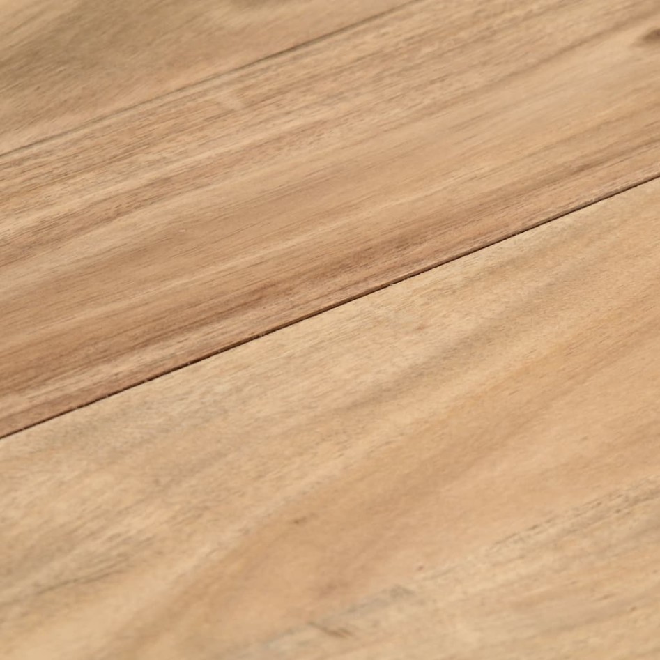 Mesa de comedor de madera maciza de acacia 140x80x76