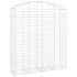 Cesta gaviones forma arco hierro galvanizado 200x50x220/240
