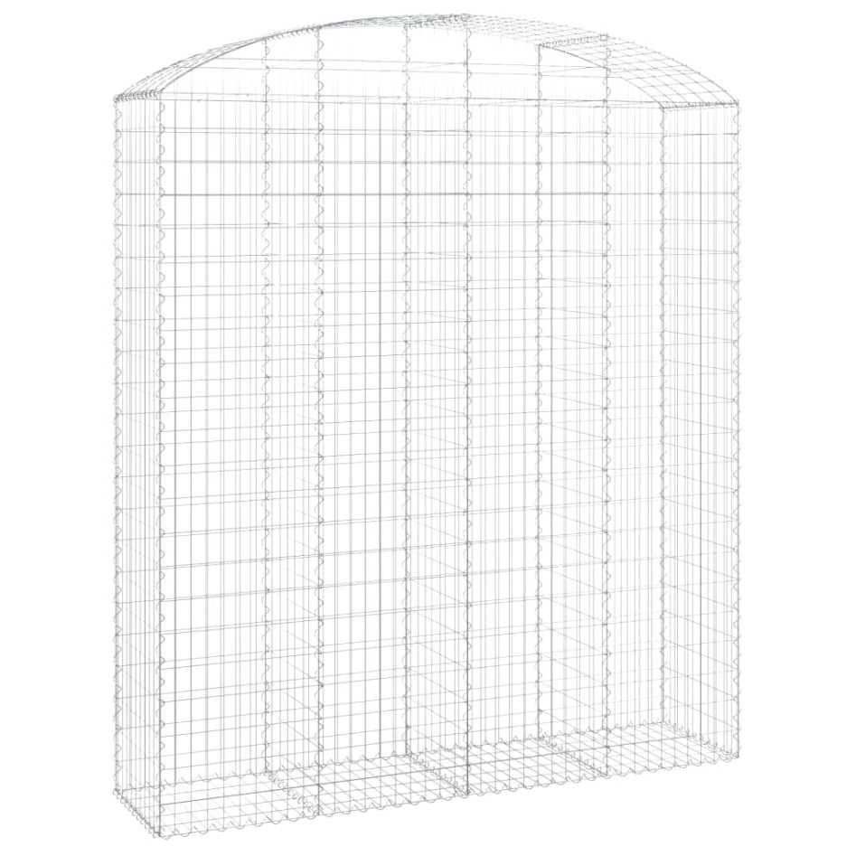 Cesta gaviones forma arco hierro galvanizado 200x50x220/240