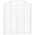 Cesta gaviones forma arco hierro galvanizado 200x50x220/240