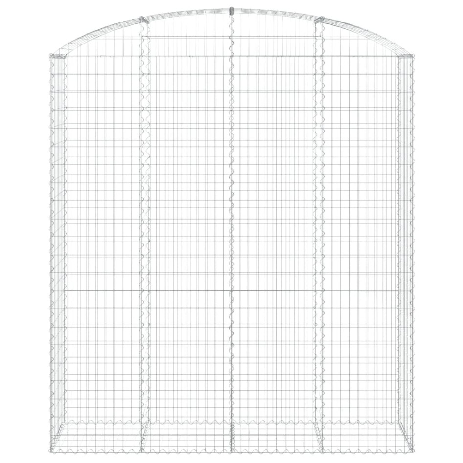 Cesta gaviones forma arco hierro galvanizado 200x50x220/240