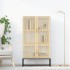 Aparador alto madera contrachapada blanco 70x35x125