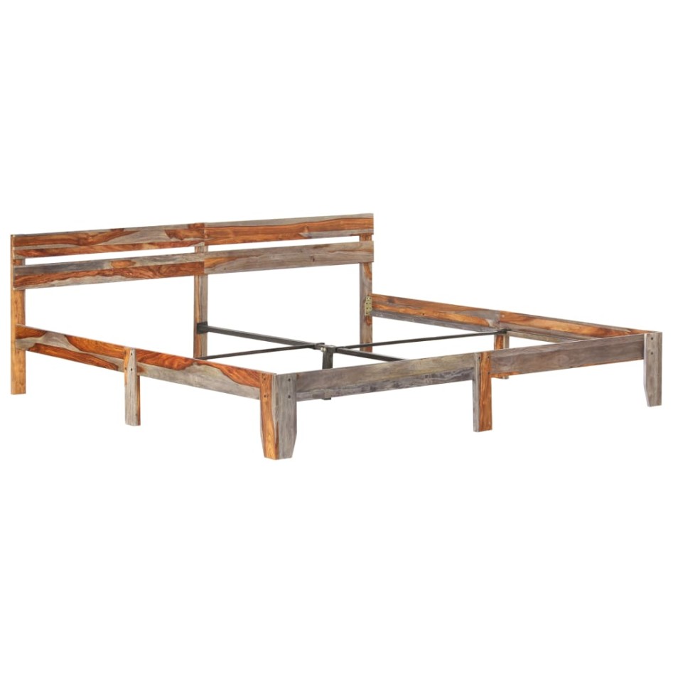 Estructura de cama de madera maciza de sheesham 200x200