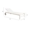 Shio Sunlounger Tumbona