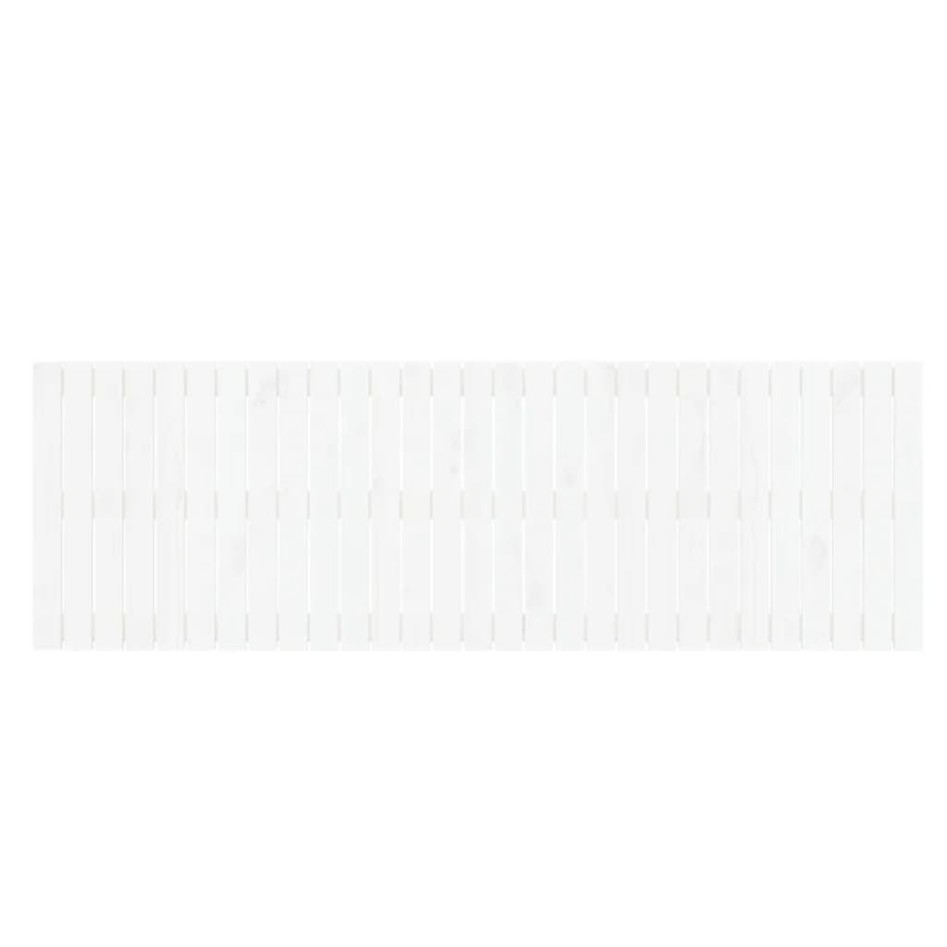 Cabecero de cama de pared madera maciza pino blanco 185x3x60