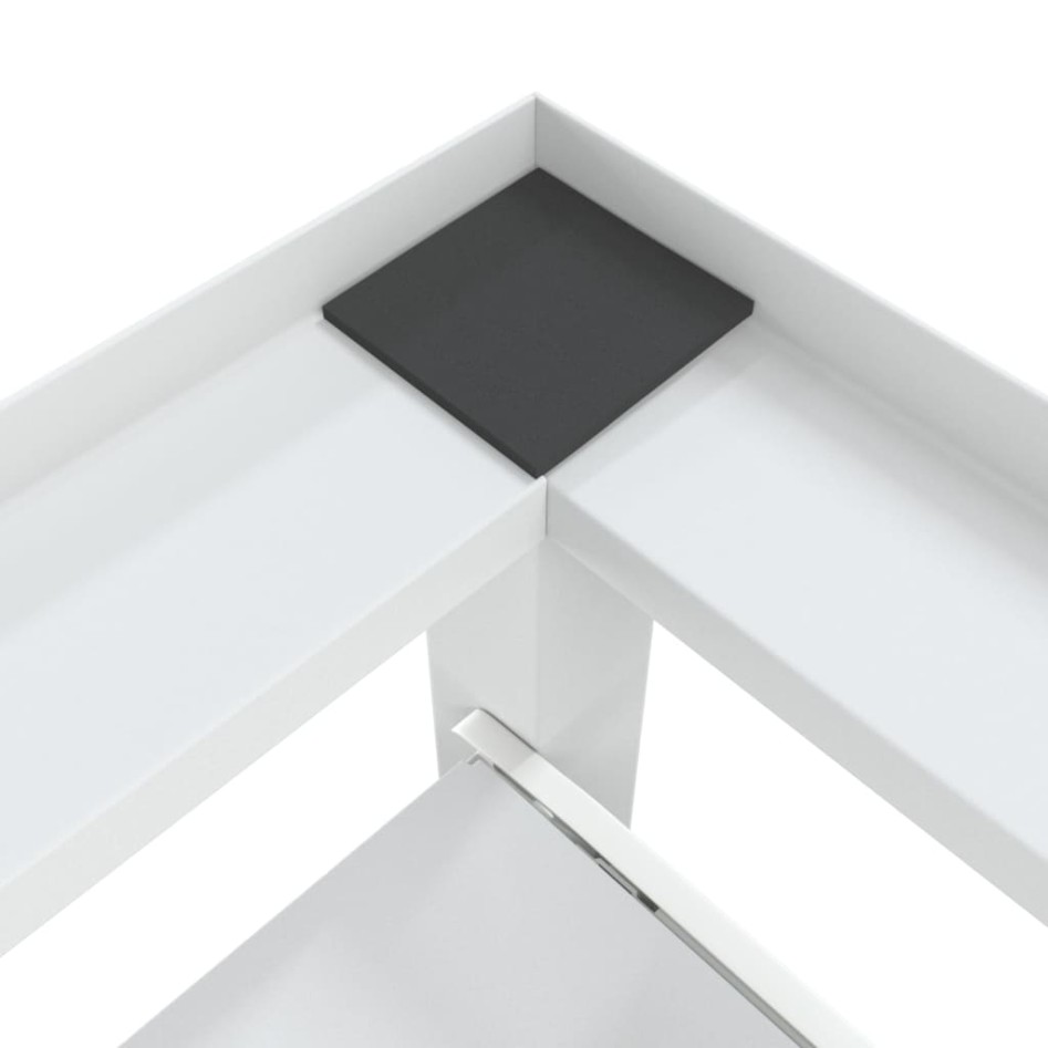 Pedestal doble lavadora secadora con estantes extraíbles