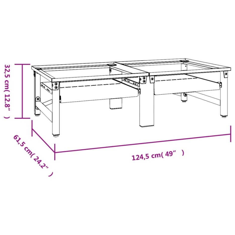Pedestal doble lavadora secadora con estantes extraíbles