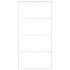 Puerta corredera ESG vidrio y aluminio blanca 102,5x205