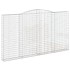 Cesta gaviones forma arco hierro galvanizado 400x30x220/240