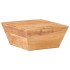 Mesa de centro forma de V madera maciza de acacia 66x66x30