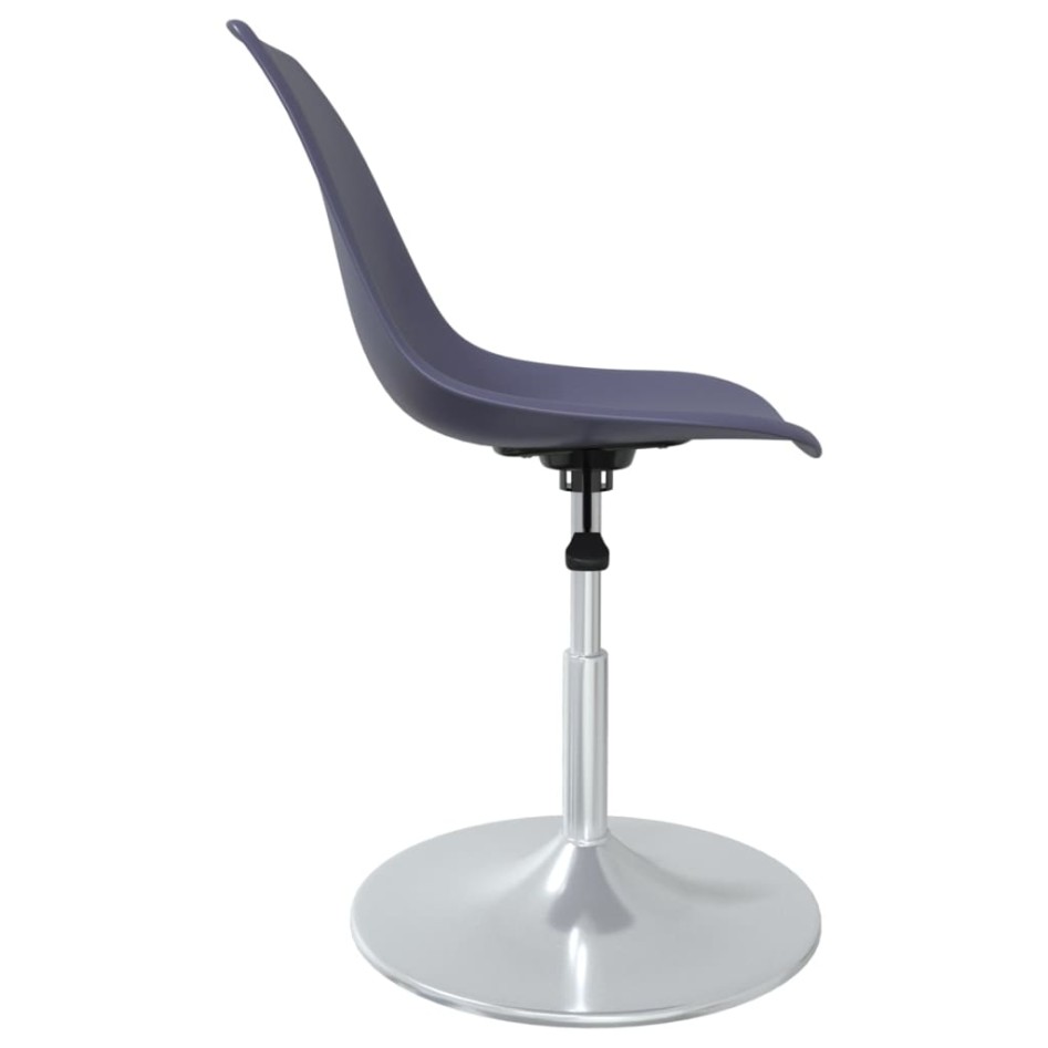 Sillas de comedor giratorias 4 unidades PP