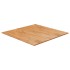 Tablero de mesa cuadrada madera roble marrón claro 90x90x2,5