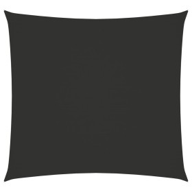 Toldo de vela cuadrado tela Oxford gris antracita 7x7
