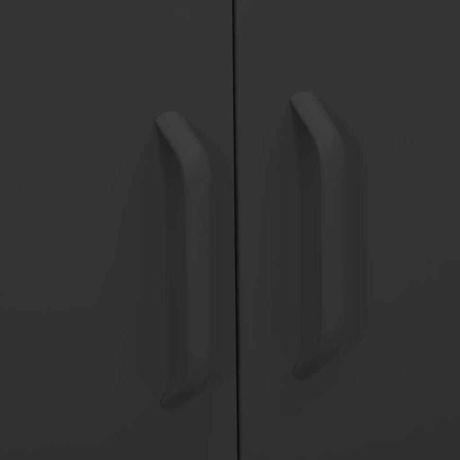 Armario de almacenamiento acero gris antracita 80x35x101,5