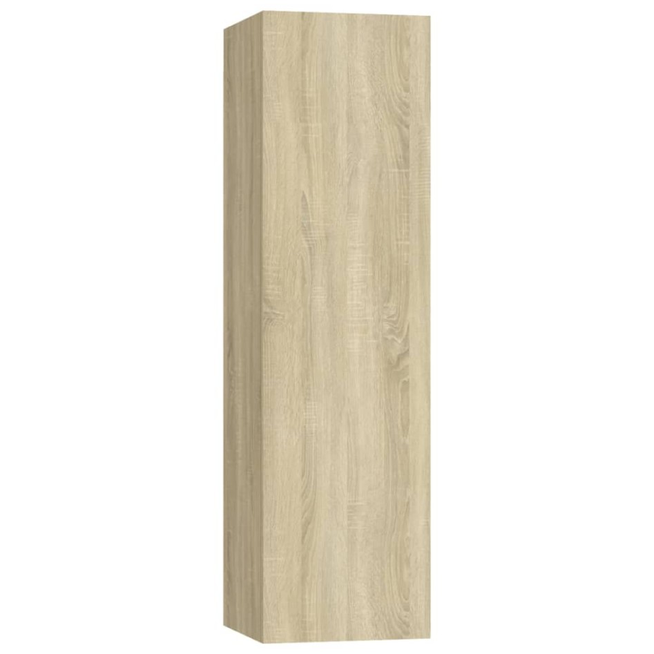 Juego de muebles de salón 6 piezas roble