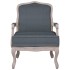 Sillón de terciopelo gris oscuro 64x64x90