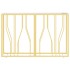 Mesa consola acero inoxidable y vidrio 110x30x70