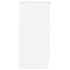 Cómoda cajonera ALTA madera maciza pino blanco 112x35x73