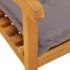 Silla mecedora con cojines madera maciza