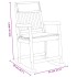 Silla mecedora con cojines madera maciza