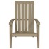 Silla de jardín Adirondack polipropileno marrón