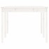 Mesa de jardín madera maciza de pino blanco 203,5x100x76