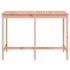 Mesa de jardín madera maciza Douglas 159,5x82,5x110
