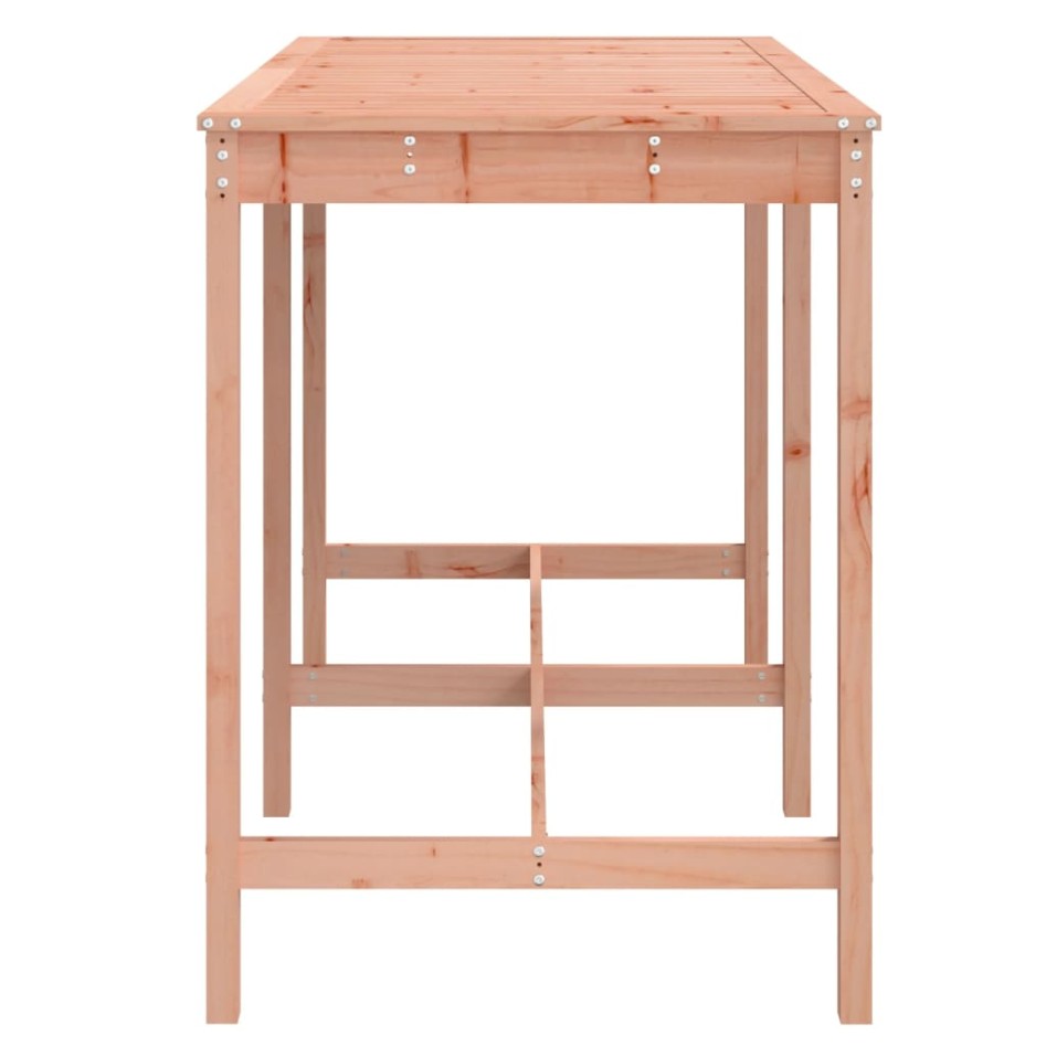 Mesa de jardín madera maciza Douglas 159,5x82,5x110