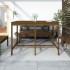 Mesa de jardín madera maciza pino marrón miel 159,5x82,5x110