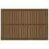 Cabecero cama pared madera maciza pino marrón miel 166x3x110