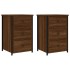 Mesitas noche 2 uds madera ingeniería marrón roble 40x36x60