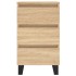 Mesita noche 2 uds madera ingeniería roble Sonoma 40x35x69