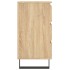 Mesita noche 2 uds madera ingeniería roble Sonoma 40x35x69