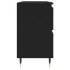 Mueble de baño madera de ingeniería negro 80x33x60