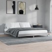 Estructura de cama madera de ingeniería gris Sonoma 120x200 cm