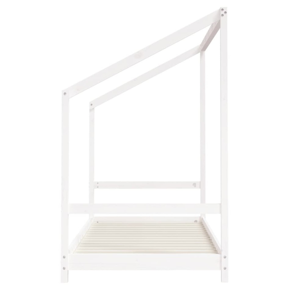 Estructura de cama para niños madera de pino blanco 90x190