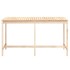 Mesa de jardín madera maciza de pino 203,5x90x110