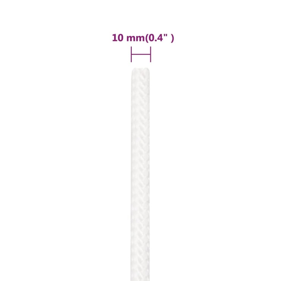 Cuerda de barco polipropileno blanco intenso 10 mm 500
