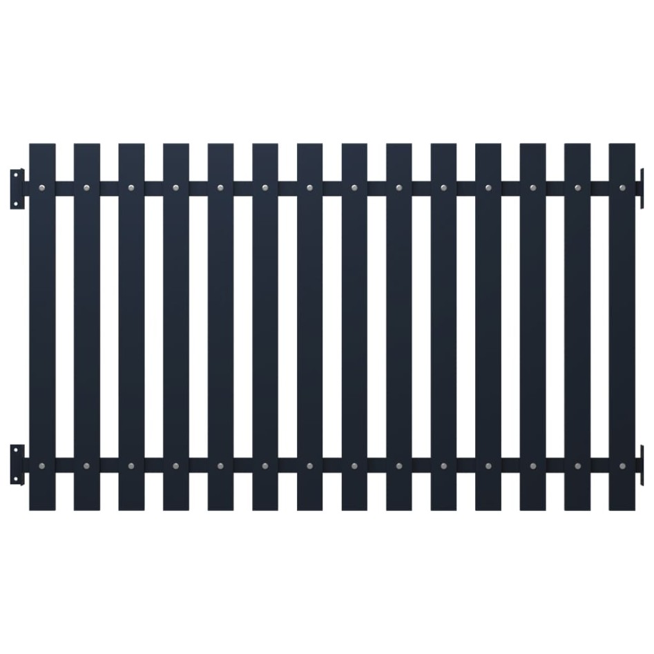 Panel de valla acero recubrimiento polvo antracita 170,5x75