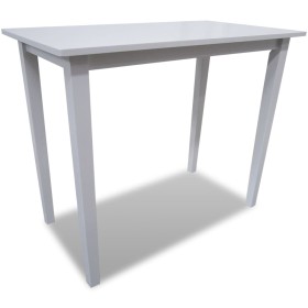 Mesa alta de madera