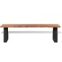 Banco de madera de acacia maciza 160
