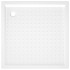 Plato de ducha con puntos ABS blanco 90x90x4