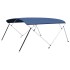Toldo Bimini de 4 arcos azul marino 243x(230-244)x137