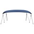 Toldo Bimini de 4 arcos azul marino 243x(230-244)x137